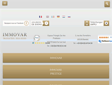 Tablet Screenshot of immovar.fr
